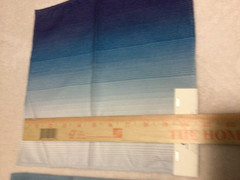 PINDLER & CHELLA Designer Fabric Remnants 3 PC 9 x 10 in/outdoor UV rated Blues