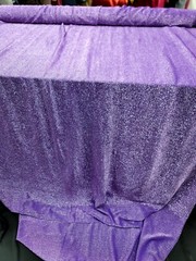 Shimmering Lavender Lame Fabric Sold By The Yard Sewing Crafts Light Weight