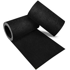 Sofa Fabric Repair Patch Self-Adhesive Microfiber 4×30 Inch 2 Rolls Black