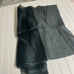 SILK DARK GREEN FABRIC 1 Yard x 22 Inches Wide or 36 Inches x 22 Wide