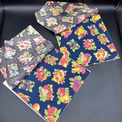 VTG 90’s Concord Fabrics Good Time Chintz Fruit 8-10″ Blocks NOS Sample Swatch