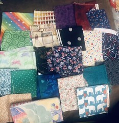 Stash Builder Novelty Florals Batik 20 Different Remnants Pieces READ for Sizes