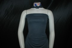 Rib Modal Spandex 2×1 knit ribbed 43″ wide by the yard Slate bluish