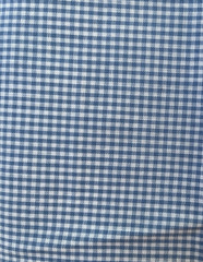 Blue & White Gingham Small Check Fabric 1 5/8 Yards Quilting Fabric