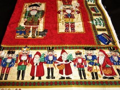 Vintage NORTHCOTT Nutcracker Suite #707 Marlene Moore Fabric 1yd X 44″ Festive!
