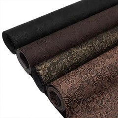 30x137cm Swirls Bump Textured Faux Leather Synthetic Leather Fabric Sheets DIY