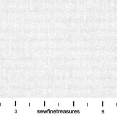 SoHo Solids WHITE Pure White Timeless Treasures Fabric By the FQ – 1/4 YD