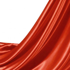 5 Yards Red Satin Fabric by The Yard, 55in Wide Tomato Red, Soft Silky Charmeuse