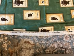 Rare Vintage Screen Printed English 1995 Fabric Roll “The Design Archives” VGC
