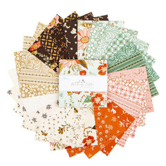 Charm Pack 5″ Stacker 42pc Riley Blake “Morning Latte” by Sandy Gervais
