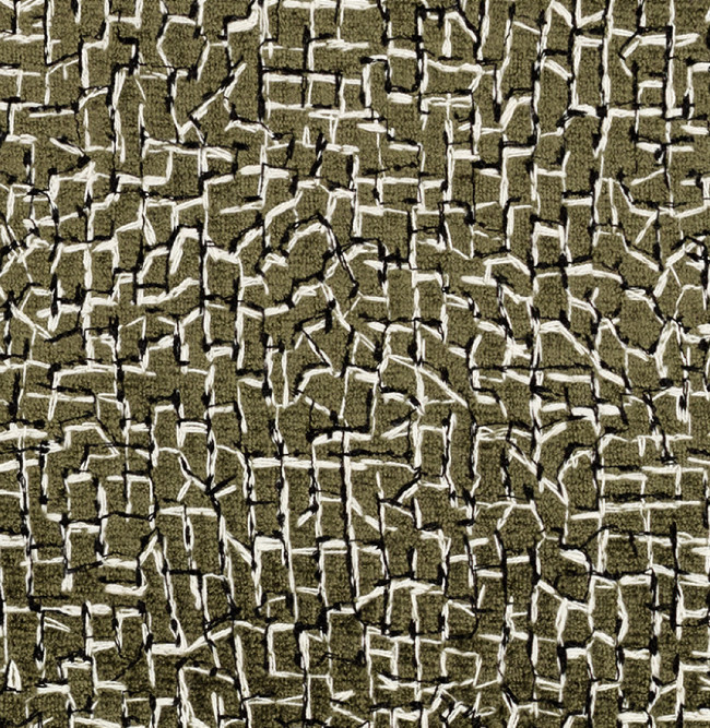 Zinc Textile All Over Embroidered Velvet Fabric- Estagnol Cypress 1.55yd Z720/03