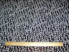 Metallic Copper Foil Sparkle Dots Lycra Stretch ITY Fabric 1 Yard 18 Inches