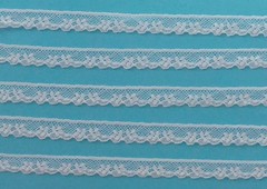 ~ Doll Heirloom Sewing M Pullen Smocking French Val Lace Edge 890 Tiny BTY ~