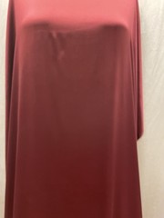 98% Silk Charmeuse 2% Lycra Rich Burgundy Fabric 2 yards 30″ Long 42″ Wide
