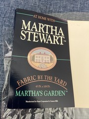 Vintage At Home With Martha Stewart FABRIC BY THE YARD 3 Yds “Martha’s Garden”