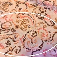 Fabric Incomplete Duvet Cover Project Sewing Crafting Pink Rope Cowgirl