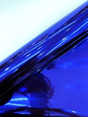 Royal Blue 54″ Wide Upholstery Chrome Mirror Reflective Vinyl Fabric By The Yard