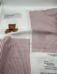 2 – 60” Panels To Make TEDDY BEAR BOXER SHORTS WITH APPLIQUE – Size- S,M,L