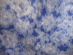 Jo Ann Cotton Fabric Keepsake Calico Floral blue Quilt Craft 1Y12″X44″W NEW