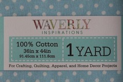 Waverly Inspirations Pre-Cut fabric by the yard 100%Cotton sold per unit