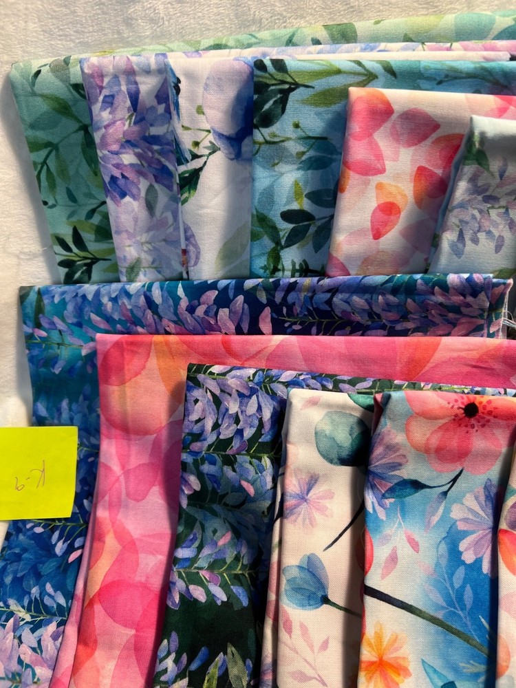 “When in Wisteria” – Quilt Yardage – 13 One Yard Cuts