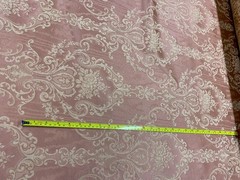 PREMIUM-QUALITY SORRENTO- DAMASK JACQUARD EUROPEAN STYLE : SALMON : 143CM WIDE :