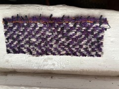 $35 for 2 1/2 Yards, Purple/Black Wool Blend, For Jacket,Skirts, Upholstery