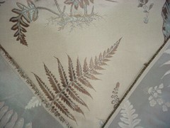 15-1/4 Brunschwig & Fils BF10007 Bakers Ferns Embroidered Silk Upholstery Fabric
