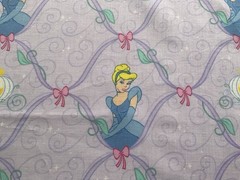 Fabric Cinderella Walt Disney Cotton Fabric 44”x 54”By Disney 58