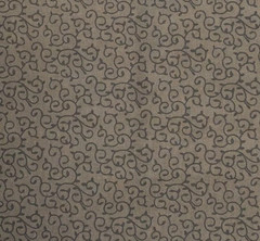 Exclusively Quilters Cotton Fabric 56″x44″ Brown Blender Swirls Scrollwork