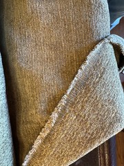Tan Chenille Type of Upholstery Fabric 15.5 Yardp