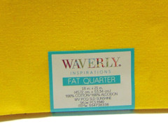 2pc Cotton Fat Quarters, Waverly & Create It – Solid Yellow & Lemon Fruit Print