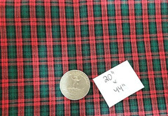Vintage Lot Christmas Fabric Plaids Stripes Checks. 4+ yards