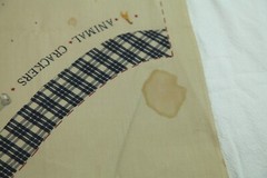 FLAWS Country Noah Headboard Daisy Kingdom Fabric 44″ X 36″ Cut Sew + 1Y Plaid