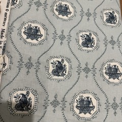 ROBERT ALLEN DESIGN STUDIO Blue Urn Anafi Upholstery Drapery Fabric 204”x56” Eng