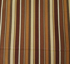 28″ Tan Brown Taupe Stripe Print Heritage Studio Collection Fabric Tradition