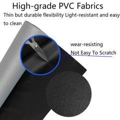 Waterproof Vinyl Leather Fabric Sheets Durable Anti-UV for Boat,Car DIY Renovate
