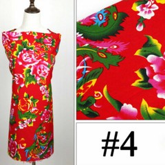 1M Flower Print Cotton Fabrics for Clothes Bedding DIY Chinese Ethnic Style SPW