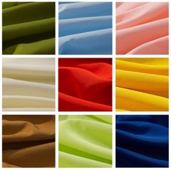 10 YARDS POLYESTER FABRIC PolyPoplin Quality TABLE Event Party DRESS 60″ inch