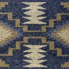 Pendleton Wool Fabric, 16” X 17.5”, Native American Design, Heavy-Weight