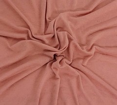 Linen Blend Jersey Knit Fabric By the Yard Sunset [Headwrap, Undergarment] 7/25