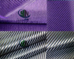 Aramid Carbon Fiber Blended Fabric Cloth Red/Yellow/Blue/Green/Purple/Grey Black
