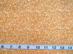 1 yd x 45″ 100% Cotton Fabric Classics “Sprinkles” Camel