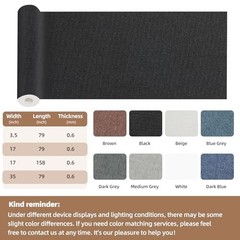 Suede Repair Patch, 17X79 Inch Fabric Large Repair Tape, Self-Adhesive Patches f