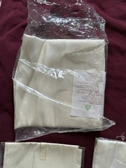 Shinawatra 100% Thai Silk, Ecru White, enough for a dress, jacket and blouse