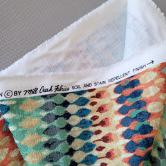 Mill Creek Fabric Colorful Upholstery Drapery Watercolor 2.5 Yards