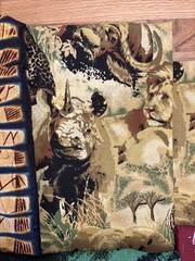 Tanzania Super Wax African Print Fabric Plus More Lot Approximately 9 Yards