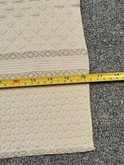 Stroheim Fabric Sample 16” x 17” Ayla 2403B Cotton Neutral Nude Beige Crafts