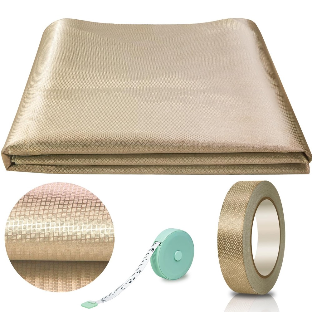 Faraday Fabric, Faraday Cloth 43”x118” with Faraday Tape Military Grade Prote…
