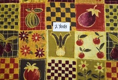 6 Different Cotton Fabric Pieces For A Total Of 10+ Yards Of Quality Fabrics